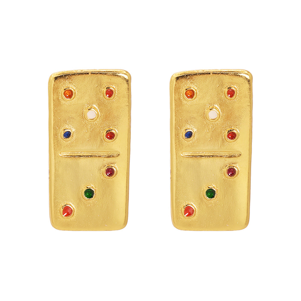 Aretes Dominó Medium