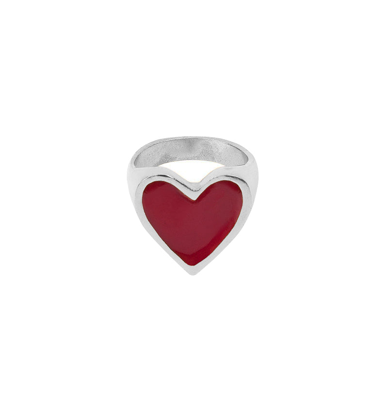 Anillo I Heart You Plata