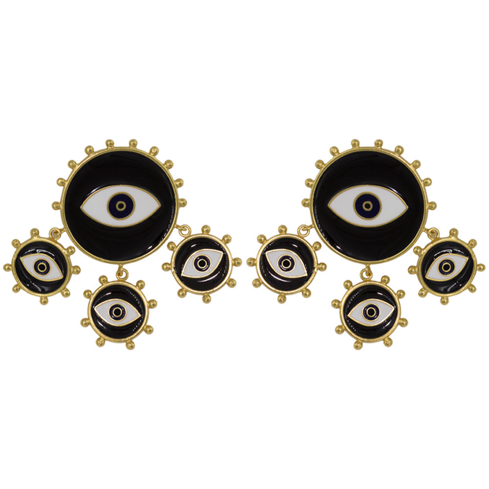 Aretes Triple Havana