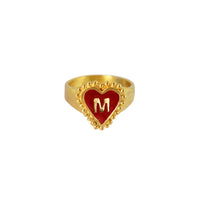 PreOrder Anillo Letra Heart