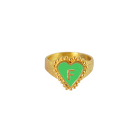 PreOrder Anillo Letra Heart