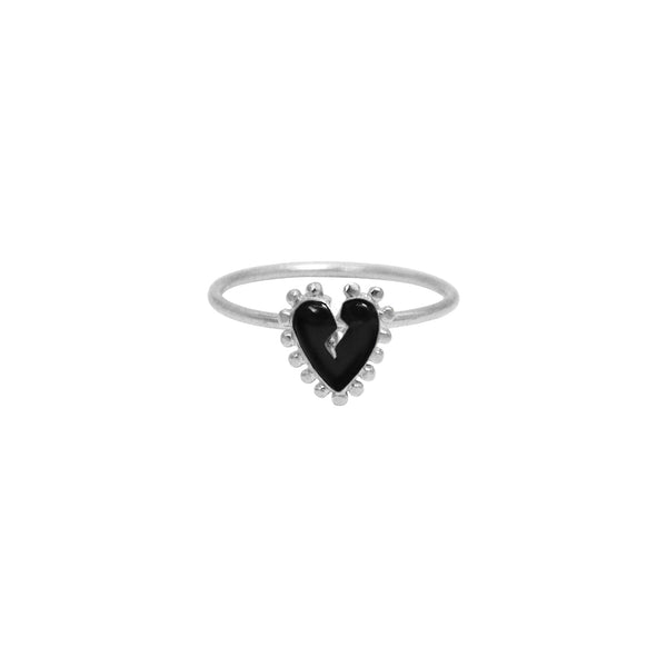 Anillo CorazOFF Tiny Paint Plata