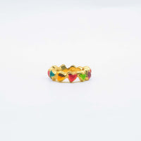 Anillo Steel Hearts