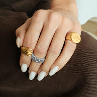 Anillo To The Moon And Back Plata