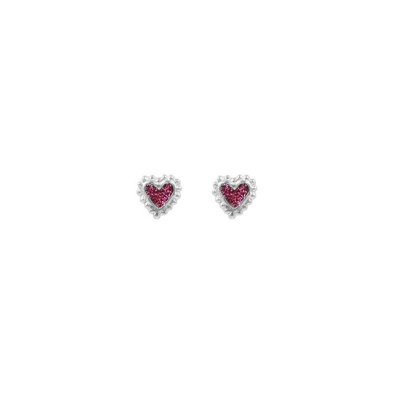 Topos Baby Beating Hearts Glitter Plata