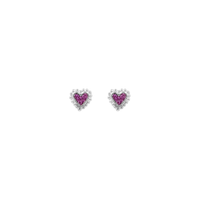 Topos Baby Beating Hearts Glitter Plata