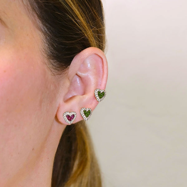 Topos Baby Beating Hearts Glitter Plata