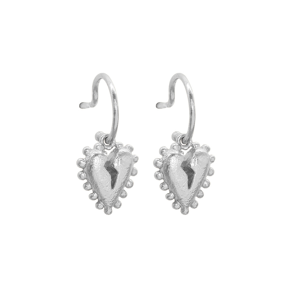 Baby Hoops CorazOFF Plata