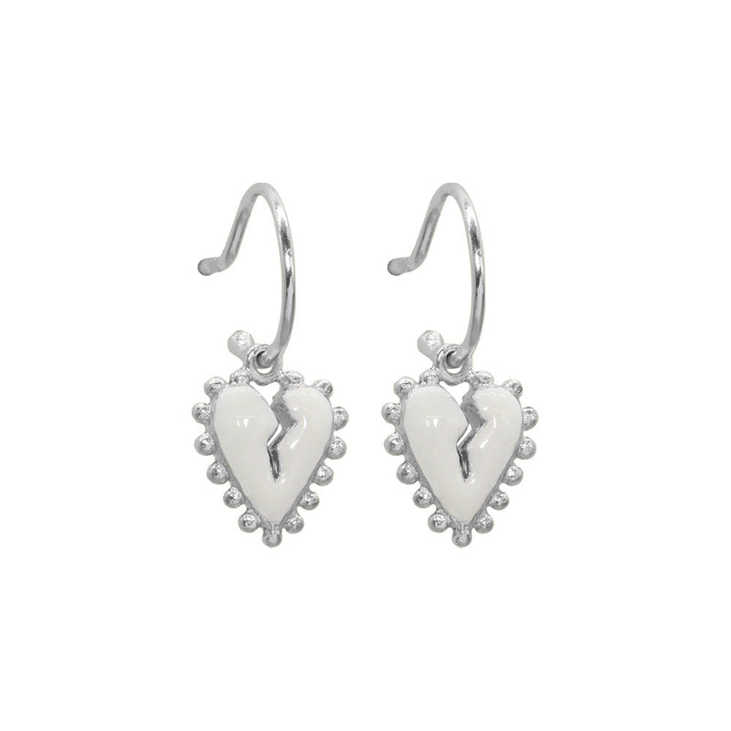 Baby Hoops CorazOFF Paint Plata