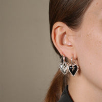 Candongas CorazOFF Mini Paint Plata