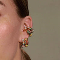 Candongas Magic Stick Twirl Baby Plata