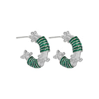 Candongas Magic Stick Twirl Baby Plata