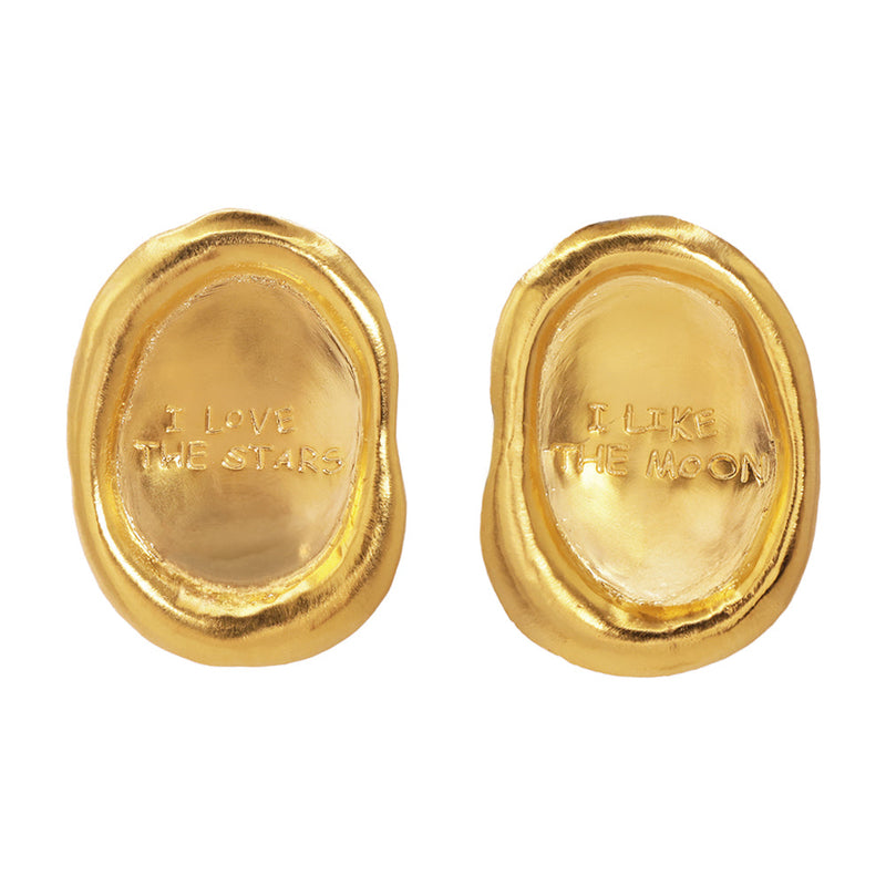 Aretes Moon & Stars XL
