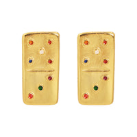 Aretes Dominó Medium