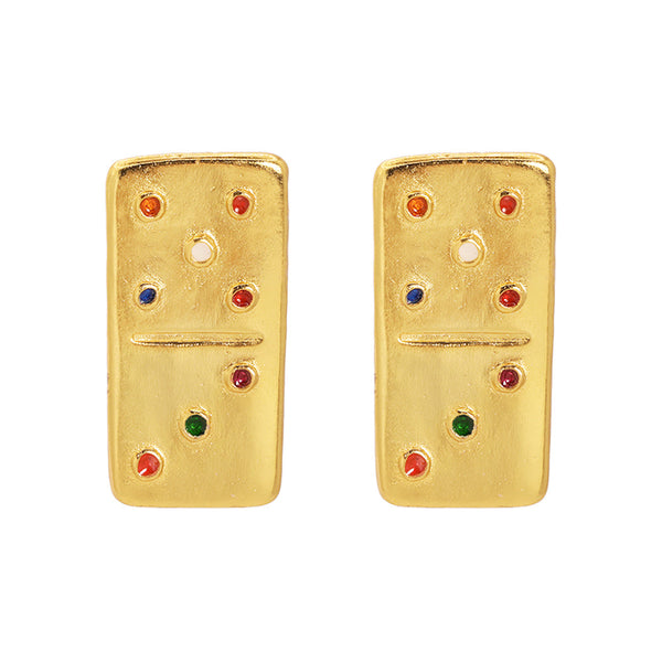 Aretes Dominó Medium