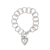 Brazalete CorazOFF Plata