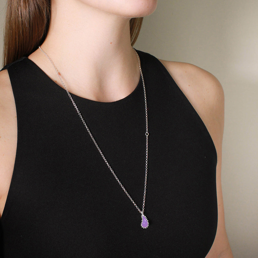 Cadena Cry Cry Mini Paint Plata