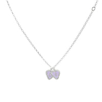 PreOrder Cadena 2 Letras Heart Plata