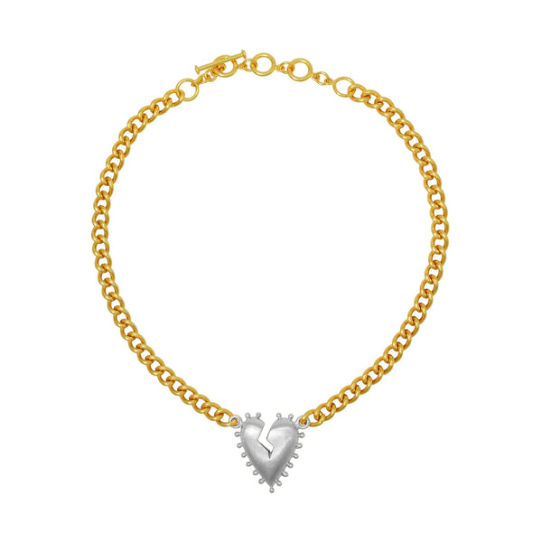 Choker CorazOFF Gold & Silver