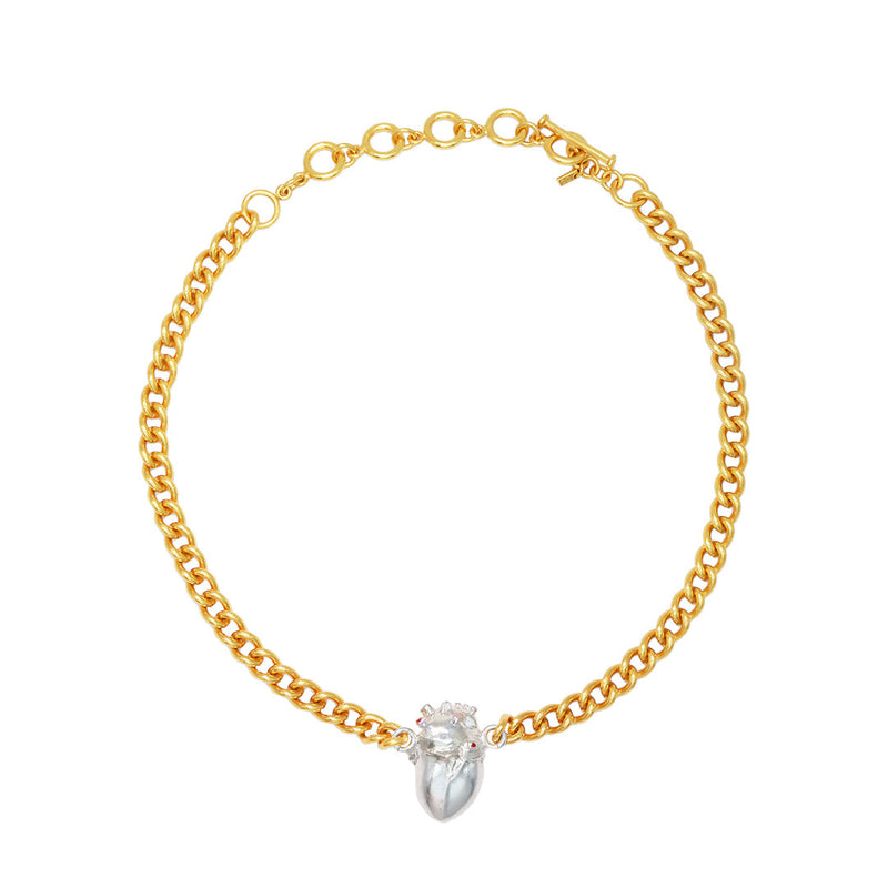 Choker Anatomik Gold & Silver