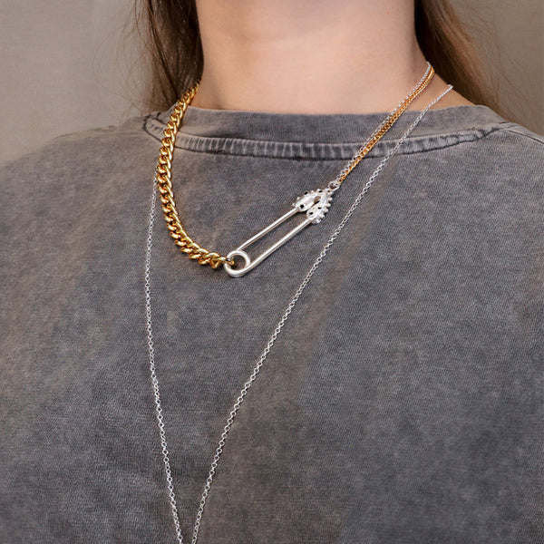 Choker Heart Clip G&S