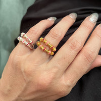 Anillo Hula Double Plata