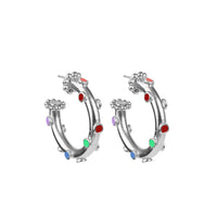 Candongas Trufa Baby Plata