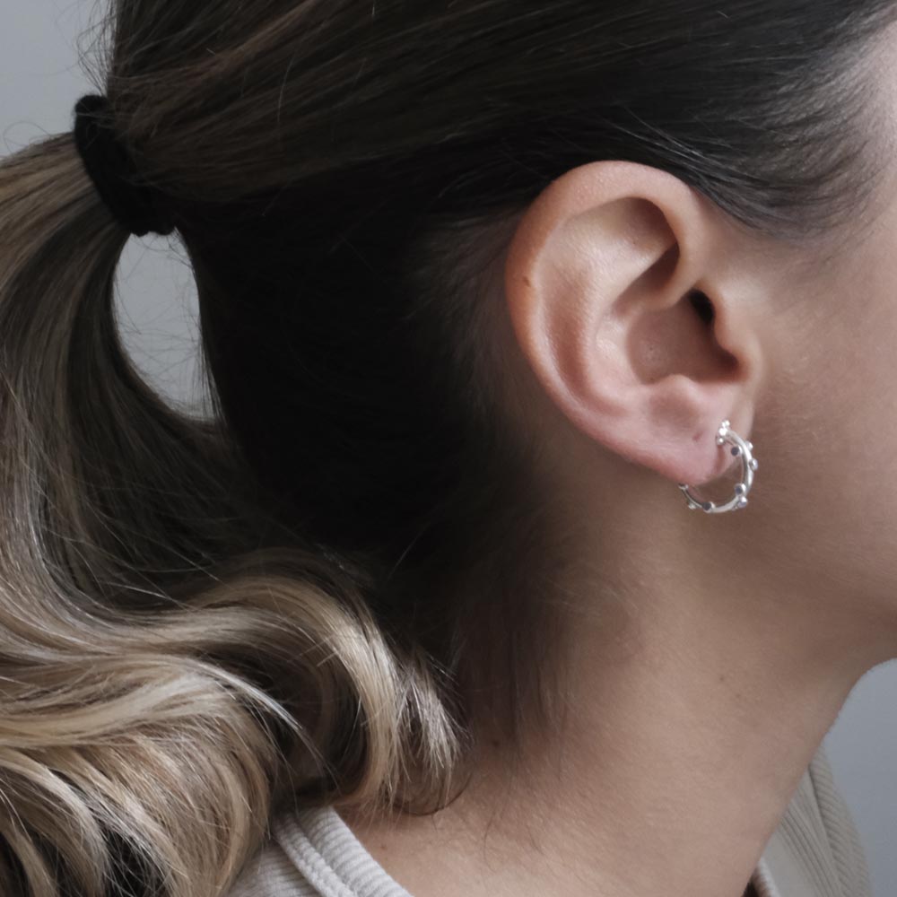 Candongas Trufa Tiny Plata