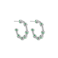 Candongas Hula Baby Plata