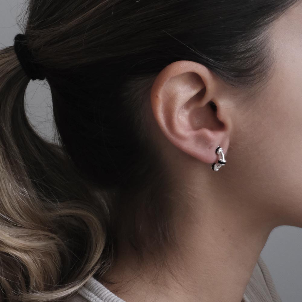 Candongas Hula Micro Plata