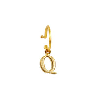 PreOrder Baby Hoops 9mm Letra Gold