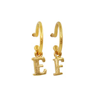 PreOrder Baby Hoops 15mm Letra Gold