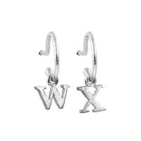 PreOrder Baby Hoops 15mm Letra Plata