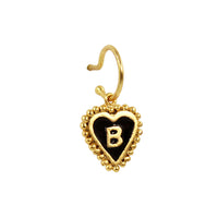 PreOrder Baby Hoops 9mm Letra Heart