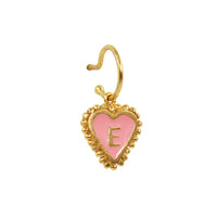 PreOrder Baby Hoops 9mm Letra Heart