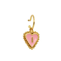 PreOrder Baby Hoops 9mm Letra Heart