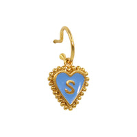 PreOrder Baby Hoops 9mm Letra Heart