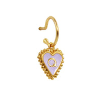 PreOrder Baby Hoops 15mm Letra Heart