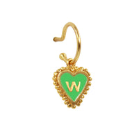 PreOrder Baby Hoops 15mm Letra Heart