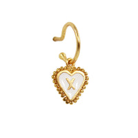 PreOrder Baby Hoops 15mm Letra Heart