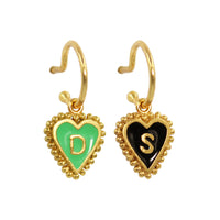 PreOrder Baby Hoops 15mm Letra Heart