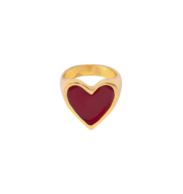 Anillo I Heart You Red