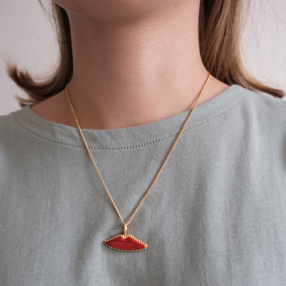 Cadena Kiss Me Red Mini