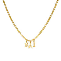 PreOrder Cadena 3 Letras Gold