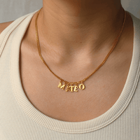 PreOrder Cadena 5 Letras Gold