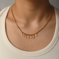 PreOrder Cadena 7 Letras Gold