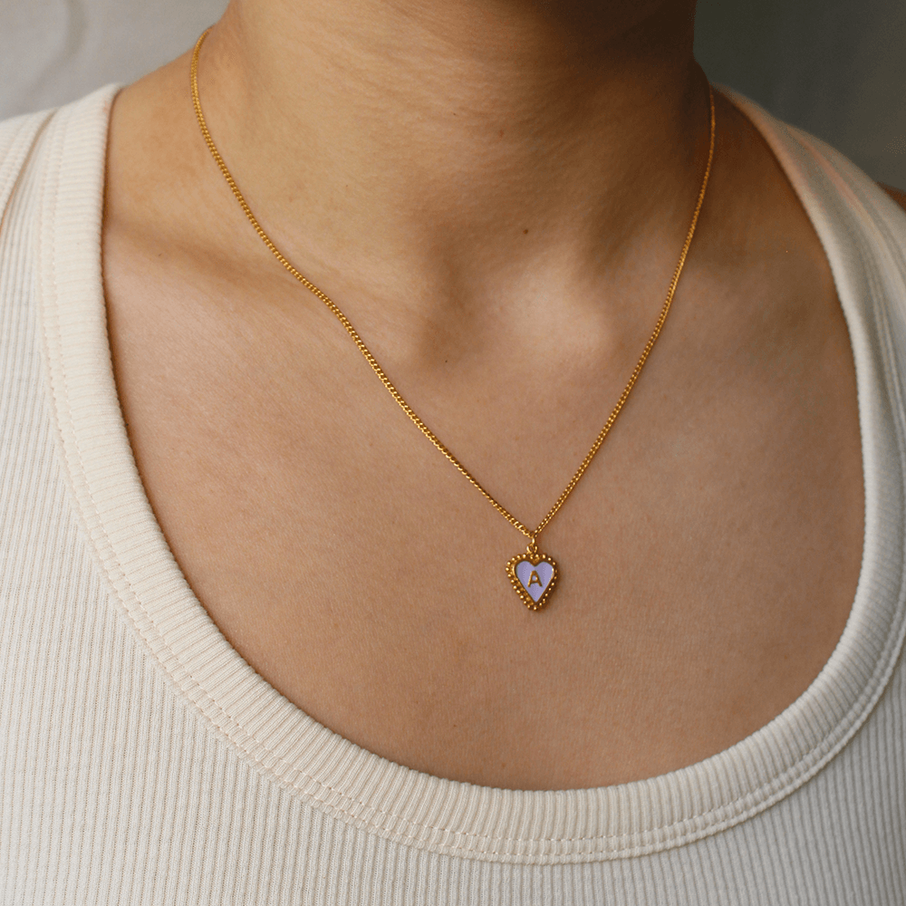 PreOrder Cadena 1 Letra Heart