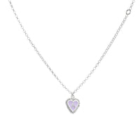 PreOrder Cadena 1 Letra Heart Plata