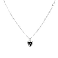 PreOrder Cadena 1 Letra Heart Plata