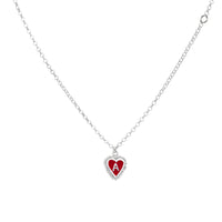 PreOrder Cadena 1 Letra Heart Plata